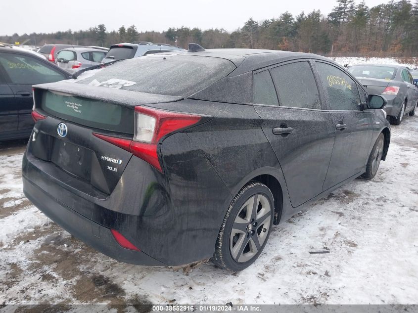 2021 TOYOTA PRIUS XLE - JTDKAMFUXM3139788