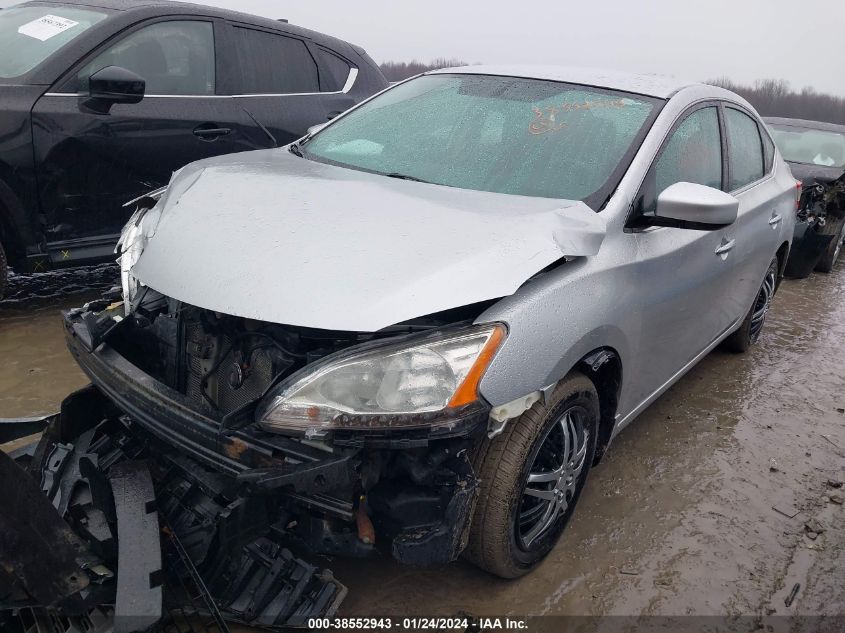 2015 NISSAN SENTRA S - 3N1AB7AP1FY257818
