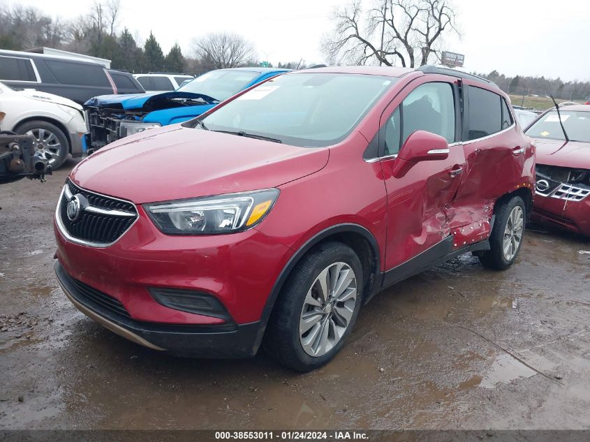 2019 BUICK ENCORE FWD PREFERRED - KL4CJASB8KB702485