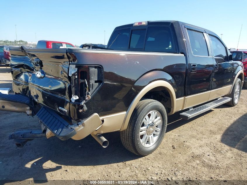 2013 FORD F-150 LARIAT - 1FTFW1CF7DFC34363