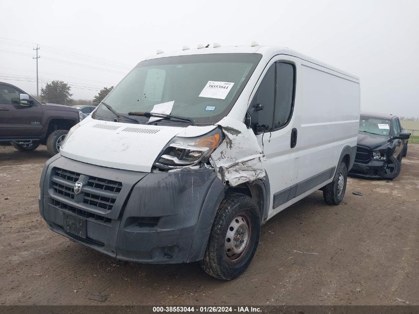 2017 RAM PROMASTER 1500 LOW ROOF 136 WB - 3C6TRVAG2HE529634