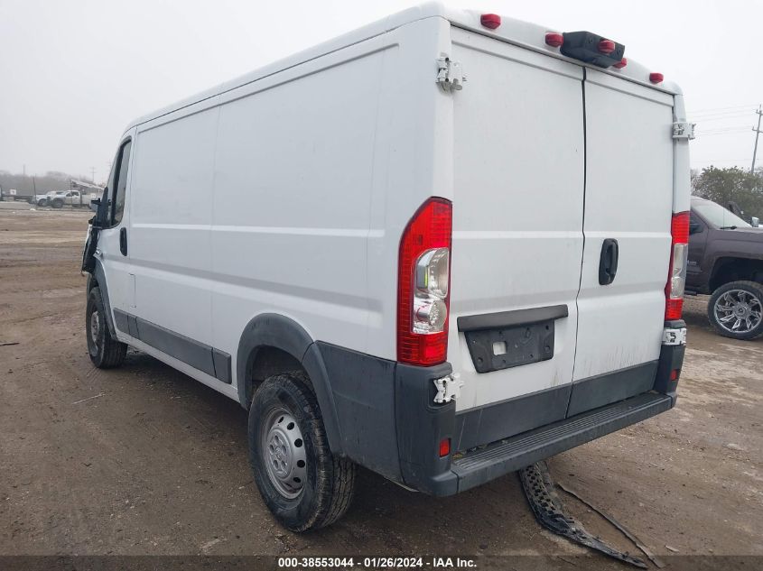 2017 RAM PROMASTER 1500 LOW ROOF 136 WB - 3C6TRVAG2HE529634