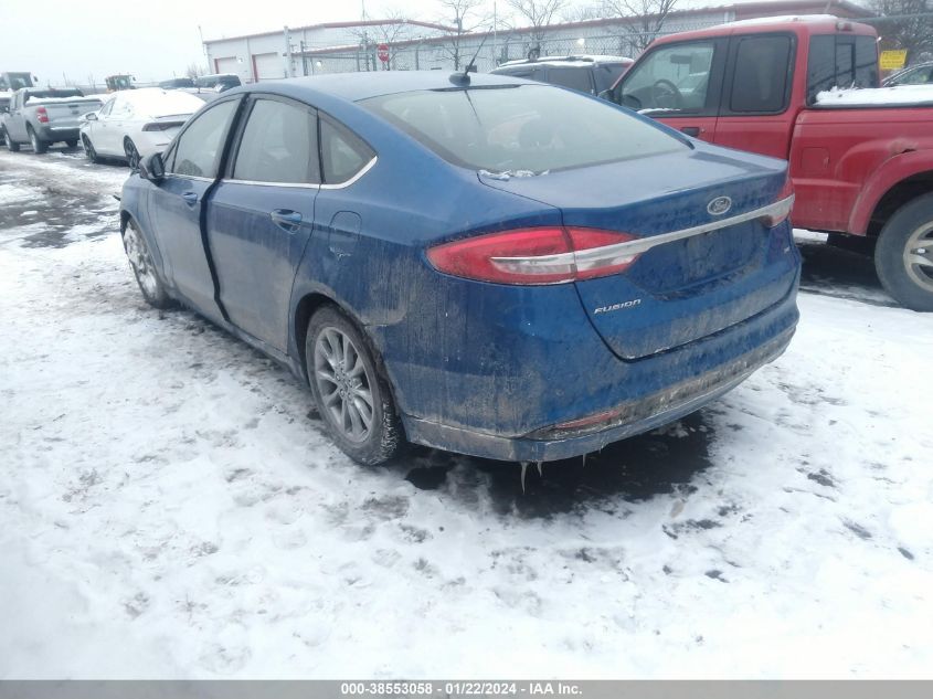 2017 FORD FUSION SE - 3FA6P0H76HR412643