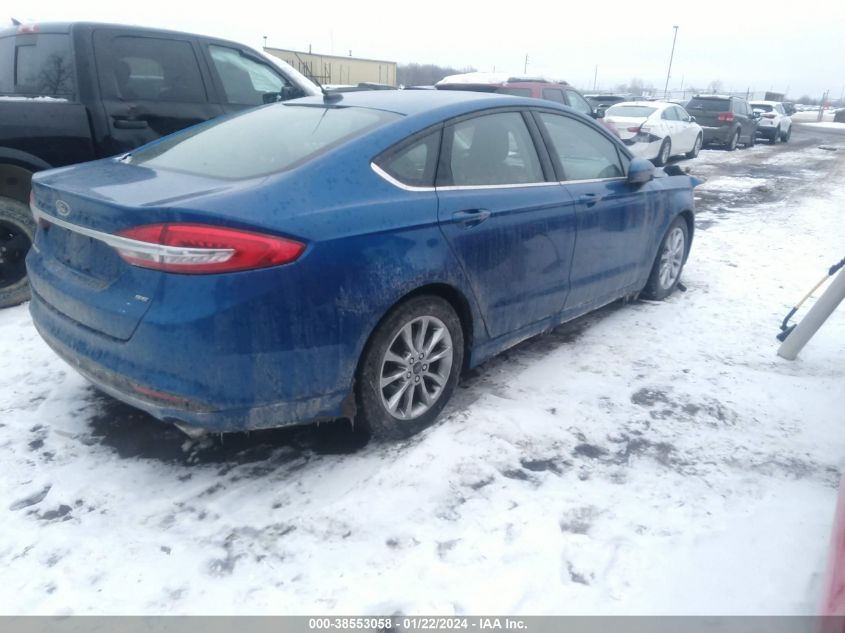 2017 FORD FUSION SE - 3FA6P0H76HR412643