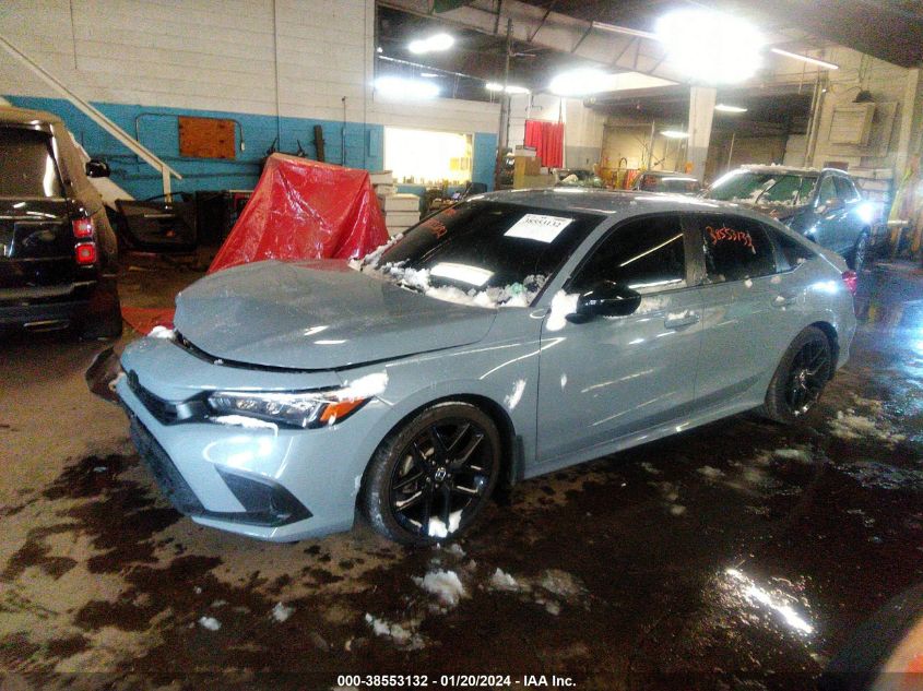 2022 HONDA CIVIC SPORT - 2HGFE2F50NH587167