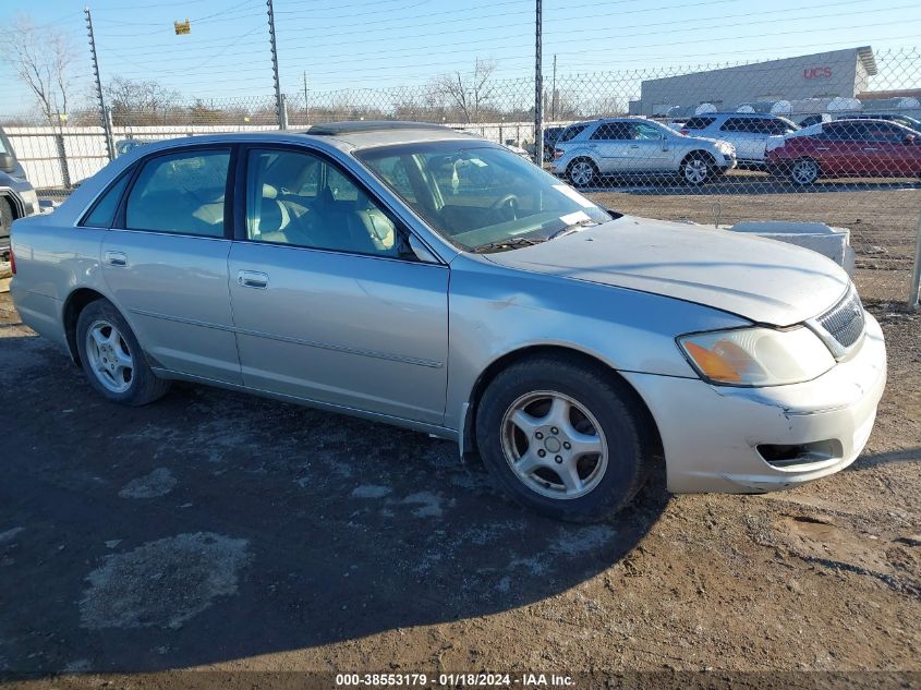 4T1BF28B51U139619 | 2001 TOYOTA AVALON