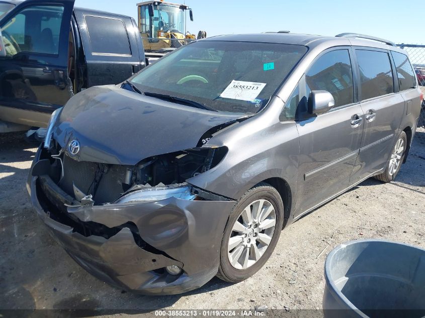 2014 TOYOTA SIENNA XLE/LIMITED - 115TDYK3DCXES4493