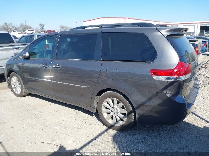 2014 TOYOTA SIENNA XLE/LIMITED - 115TDYK3DCXES4493