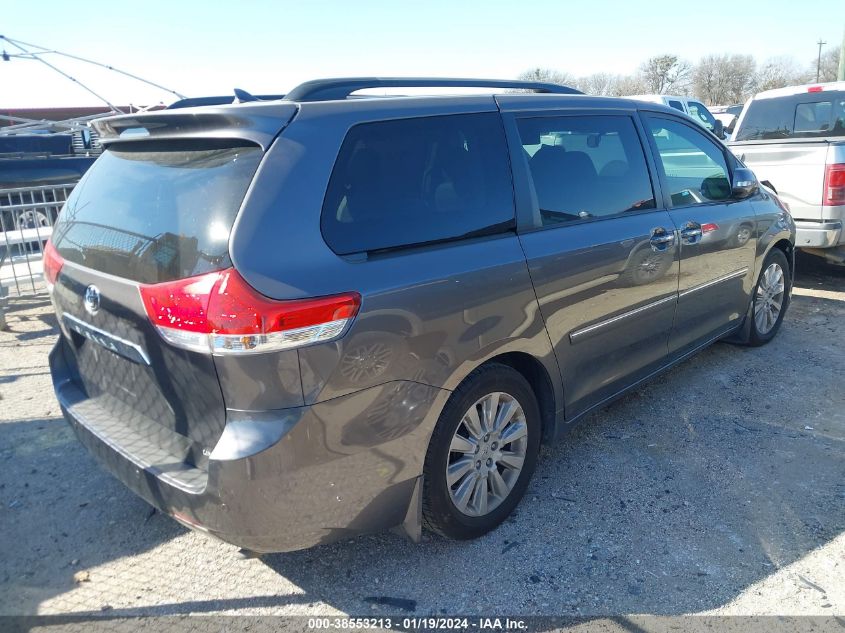 2014 TOYOTA SIENNA XLE/LIMITED - 115TDYK3DCXES4493