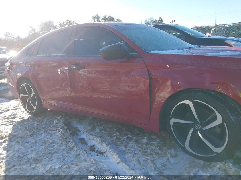 2019 HONDA ACCORD SPORT - 1HGCV1F3XKA159080