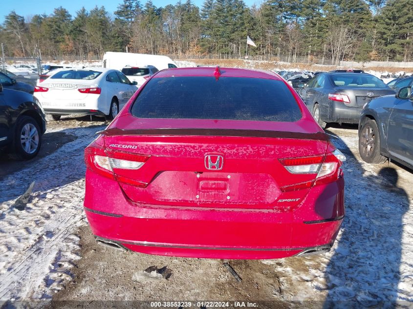 2019 HONDA ACCORD SPORT - 1HGCV1F3XKA159080