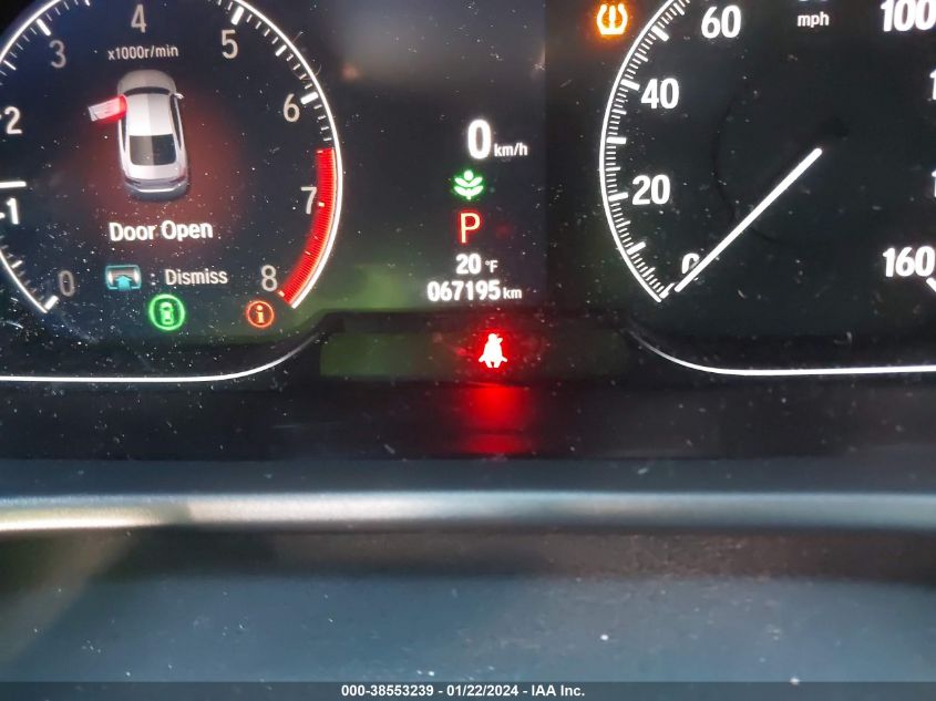2019 HONDA ACCORD SPORT - 1HGCV1F3XKA159080