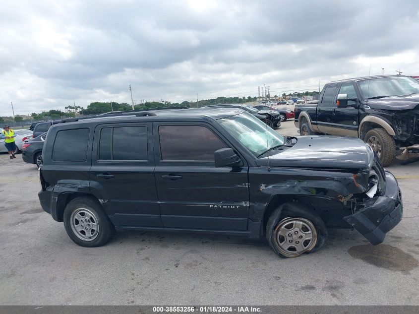 2014 JEEP PATRIOT SPORT - 1C4NJPBA5ED774892