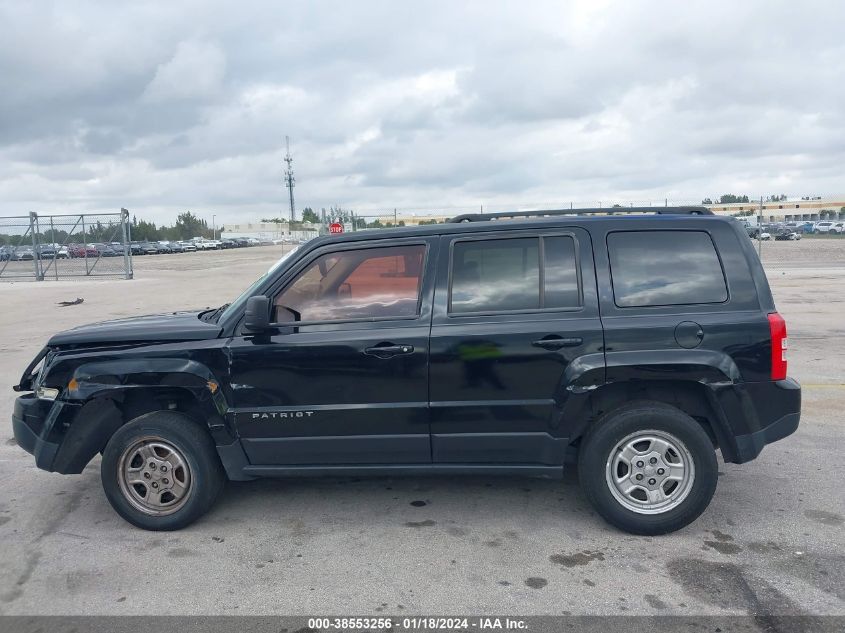 2014 JEEP PATRIOT SPORT - 1C4NJPBA5ED774892