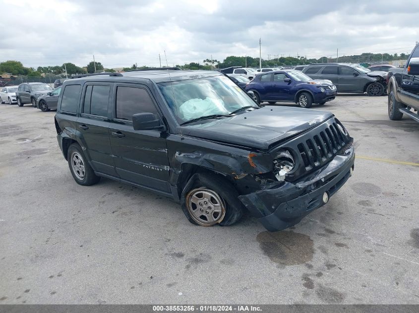 2014 JEEP PATRIOT SPORT - 1C4NJPBA5ED774892