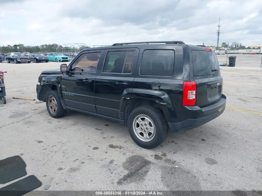 2014 JEEP PATRIOT SPORT - 1C4NJPBA5ED774892