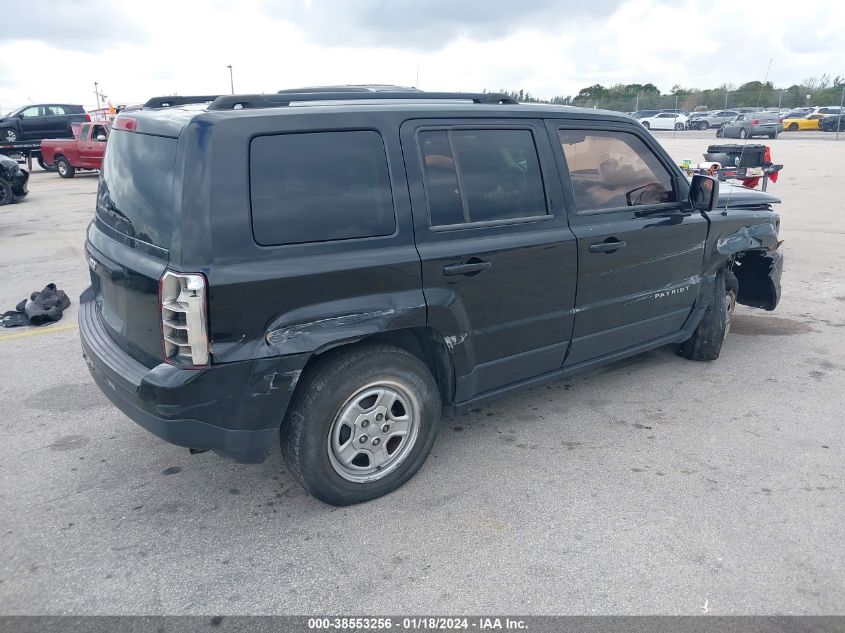 2014 JEEP PATRIOT SPORT - 1C4NJPBA5ED774892