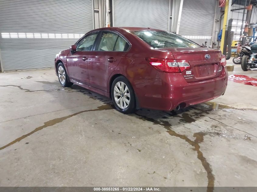 2015 SUBARU LEGACY 2.5I PREMIUM - 4S3BNBC65F3064273