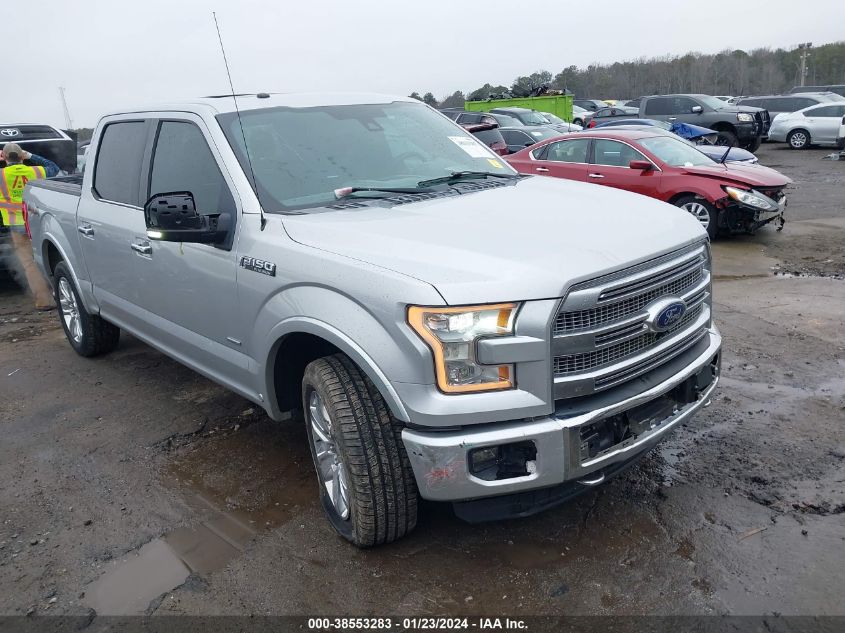 2016 FORD F-150 PLATINUM - 1FTEW1EG5GFB92412