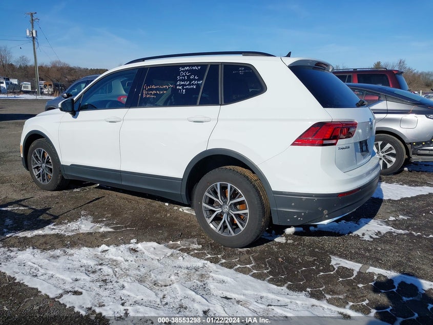 VIN 3VV0B7AX5MM007304 2021 VOLKSWAGEN TIGUAN 2.0T S