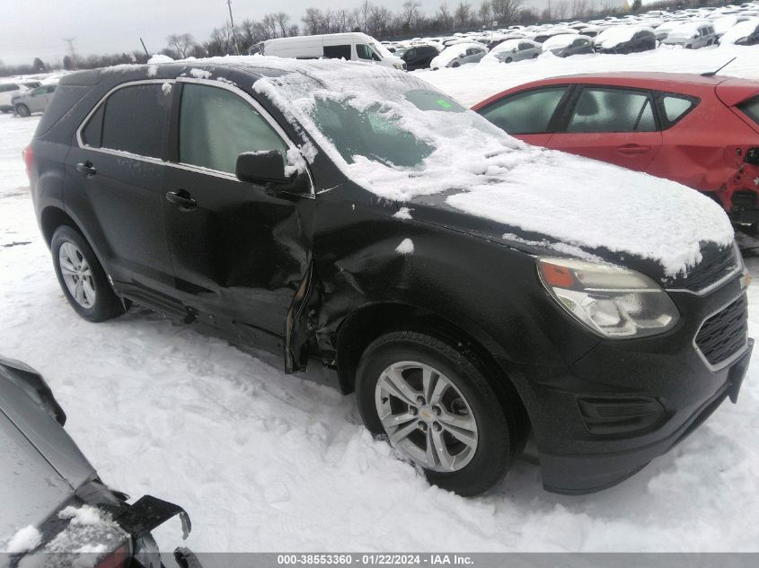 2017 CHEVROLET EQUINOX LS - 2GNALBEK6H1605195