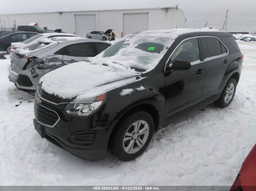 2017 CHEVROLET EQUINOX LS - 2GNALBEK6H1605195