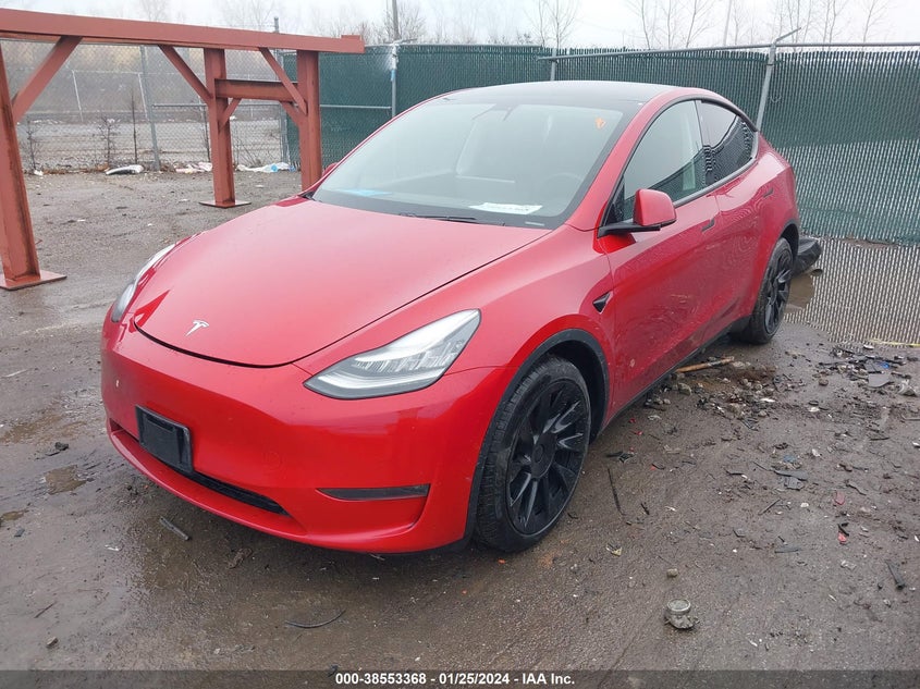 VIN 5YJYGDEE4LF045877 2020 TESLA MODEL Y LONG RANGE DUAL MOTOR ALL-WHEEL DRIVE