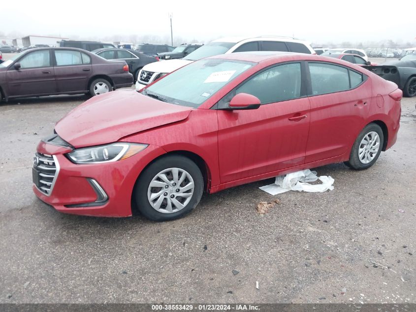 2017 HYUNDAI ELANTRA SE/VALUE/LIMITED - 5NPD84LF1HH176040