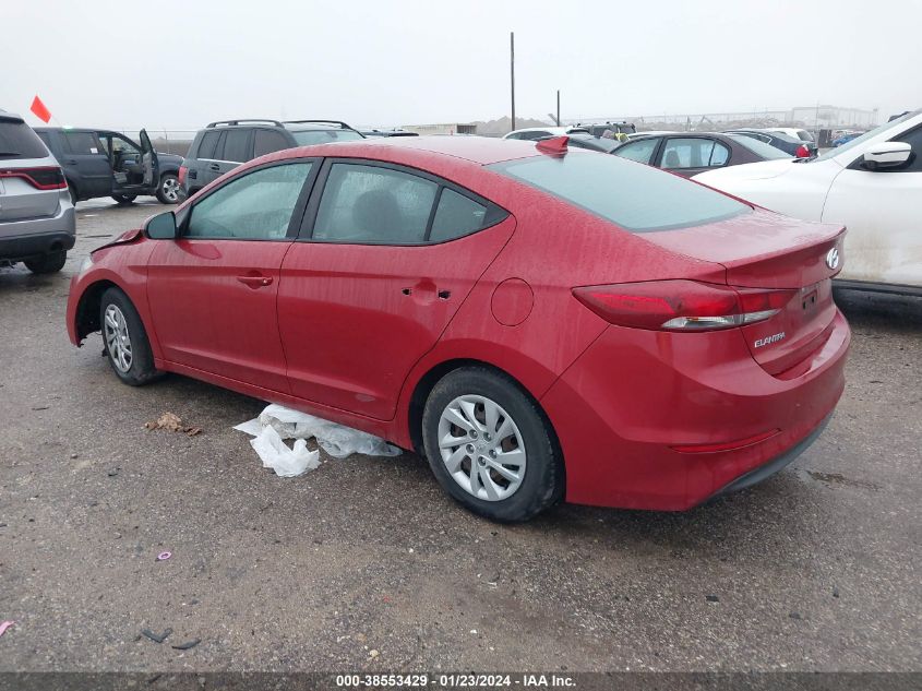 2017 HYUNDAI ELANTRA SE/VALUE/LIMITED - 5NPD84LF1HH176040