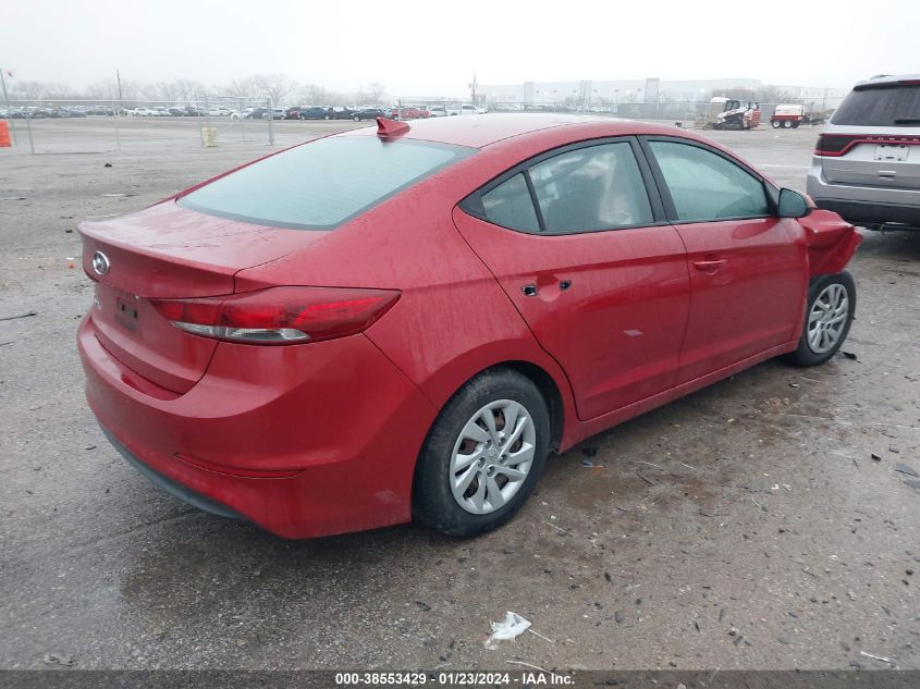 2017 HYUNDAI ELANTRA SE/VALUE/LIMITED - 5NPD84LF1HH176040