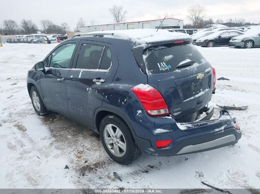 2019 CHEVROLET TRAX LT - 3GNCJLSB0KL325531