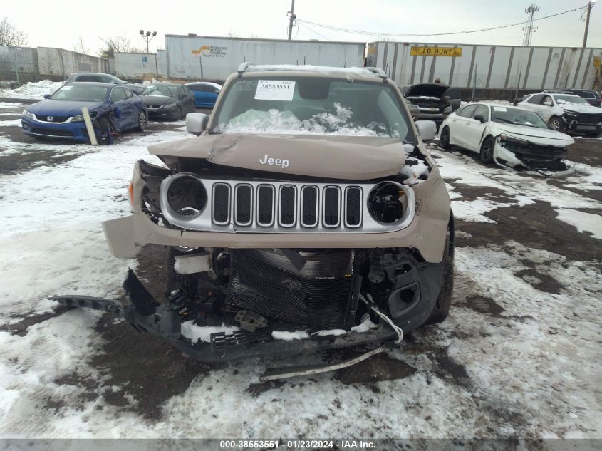 2016 JEEP RENEGADE LIMITED - ZACCJBDT6GPD28439