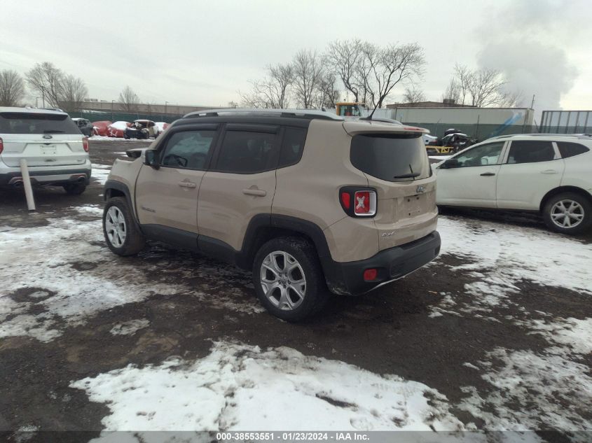 2016 JEEP RENEGADE LIMITED - ZACCJBDT6GPD28439