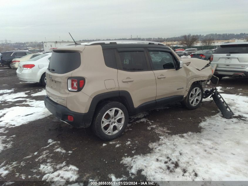 2016 JEEP RENEGADE LIMITED - ZACCJBDT6GPD28439