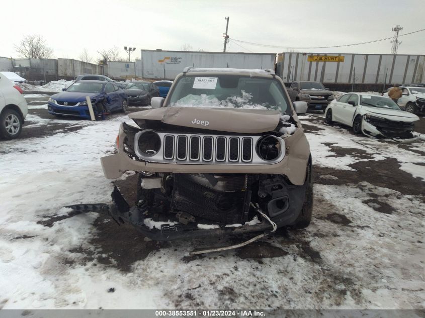 2016 JEEP RENEGADE LIMITED - ZACCJBDT6GPD28439