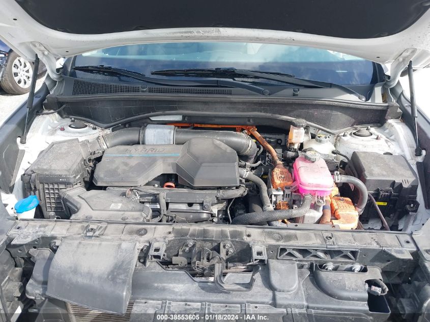 2022 HYUNDAI SANTA FE HYBRID BLUE - KM8S2DA16NU029175
