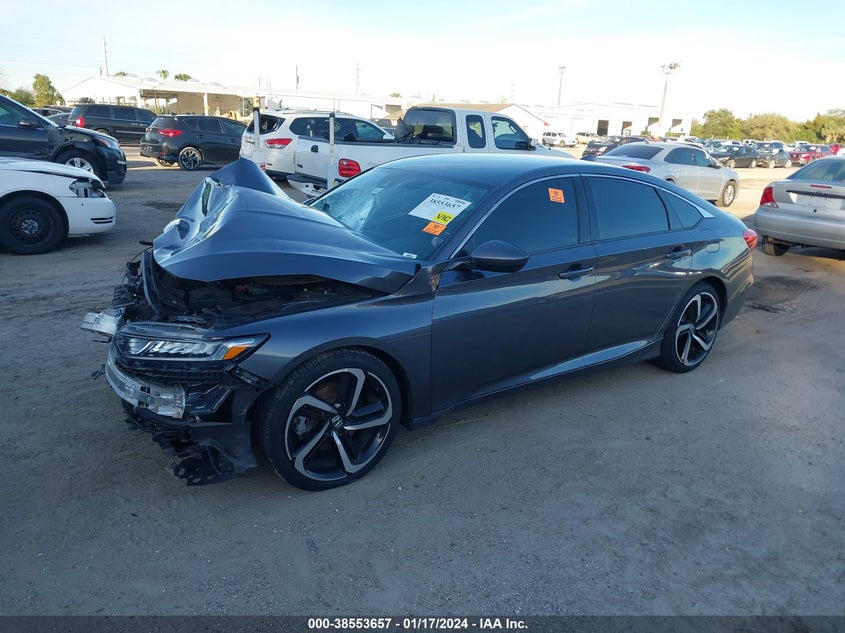 VIN 1HGCV1F37KA061530 2019 HONDA ACCORD SPORT