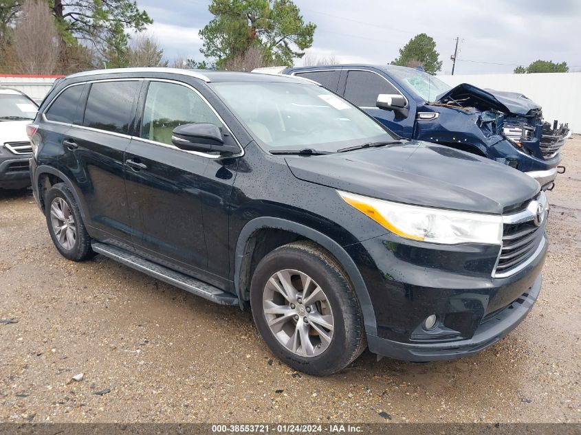 2014 TOYOTA HIGHLANDER XLE V6 - 5TDKKRFH4ES032264