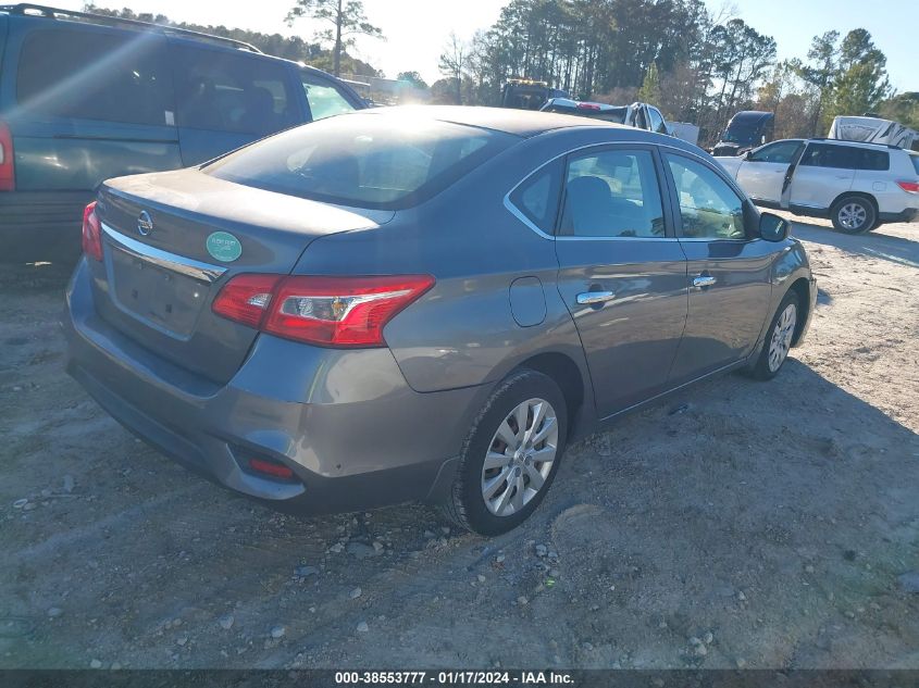 2016 NISSAN SENTRA S - 3N1AB7AP5GY223883