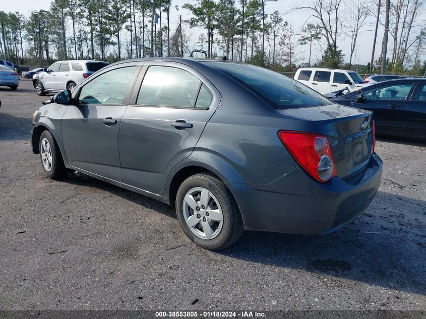 2013 CHEVROLET SONIC LS AUTO - 1G1JA5SHXD4152666