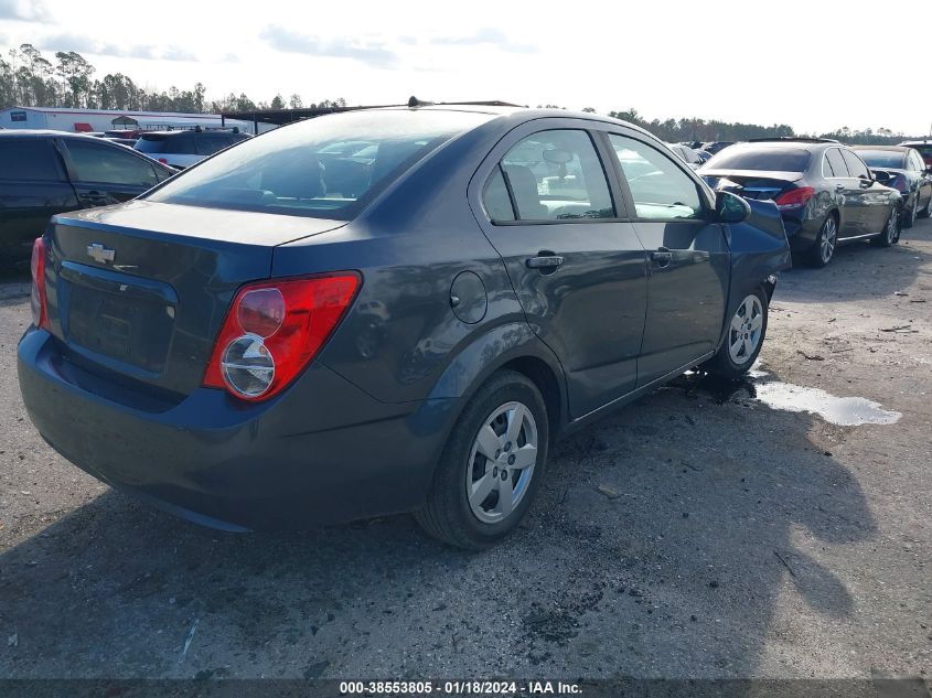 2013 CHEVROLET SONIC LS AUTO - 1G1JA5SHXD4152666
