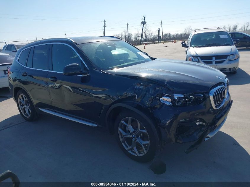 2021 BMW X3 SDRIVE30I - 5UXTY3C06M9G70643