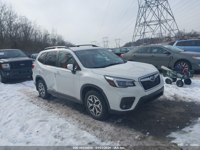 VIN JF2SKAJC1MH508116 2021 SUBARU FORESTER PREMIUM