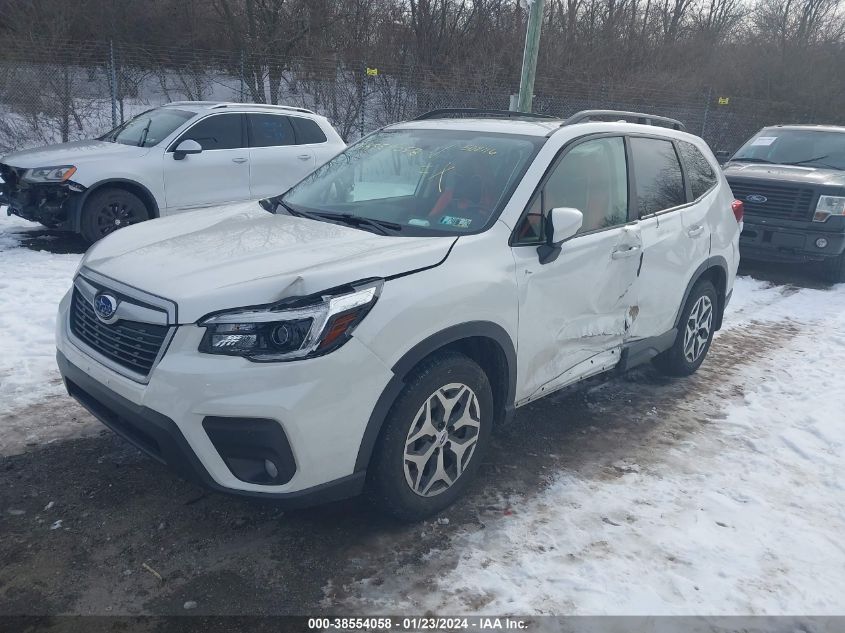 VIN JF2SKAJC1MH508116 2021 SUBARU FORESTER PREMIUM