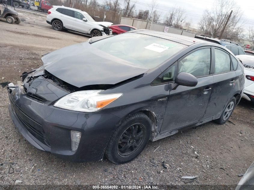 2013 TOYOTA PRIUS THREE - JTDKN3DU2D1615299