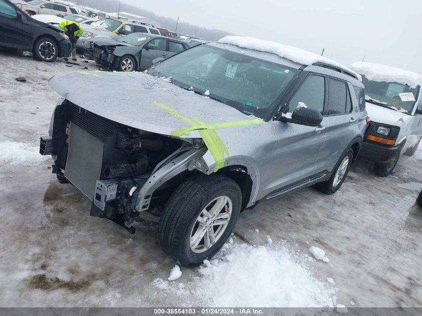 VIN 1FMSK8DH6LGA90702 2020 FORD EXPLORER XLT