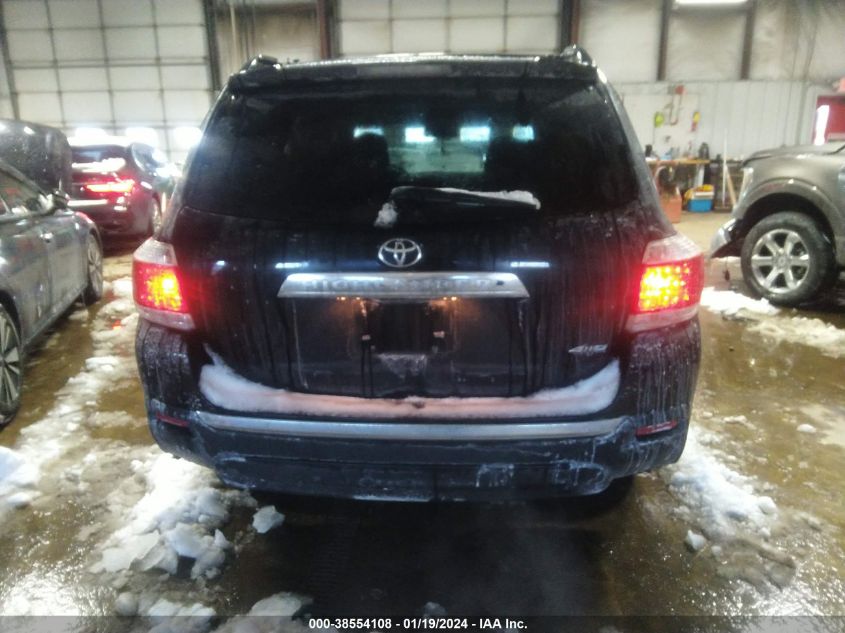 2013 TOYOTA HIGHLANDER LIMITED - 5TDDK3EH8DS234417