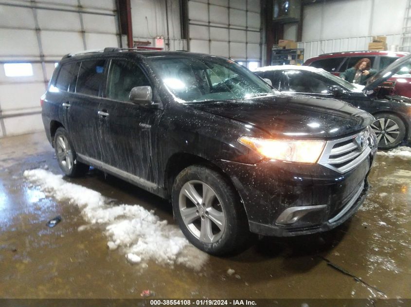 2013 TOYOTA HIGHLANDER LIMITED - 5TDDK3EH8DS234417