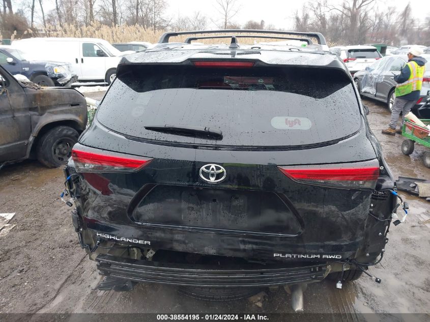 2021 TOYOTA HIGHLANDER PLATINUM - 5TDFZRBH2MS129061