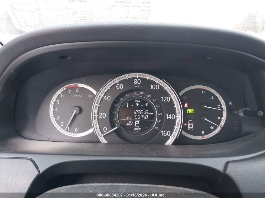 2013 HONDA ACCORD EX-L V-6 - 1HGCR3F89DA016569